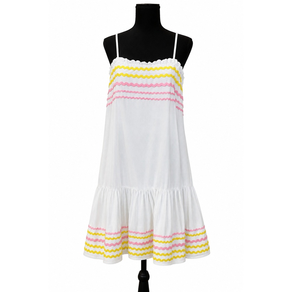 Lisa Marie Fernandez for Target Ric-Rac Trim Linen Blend Mini Sundress Womens